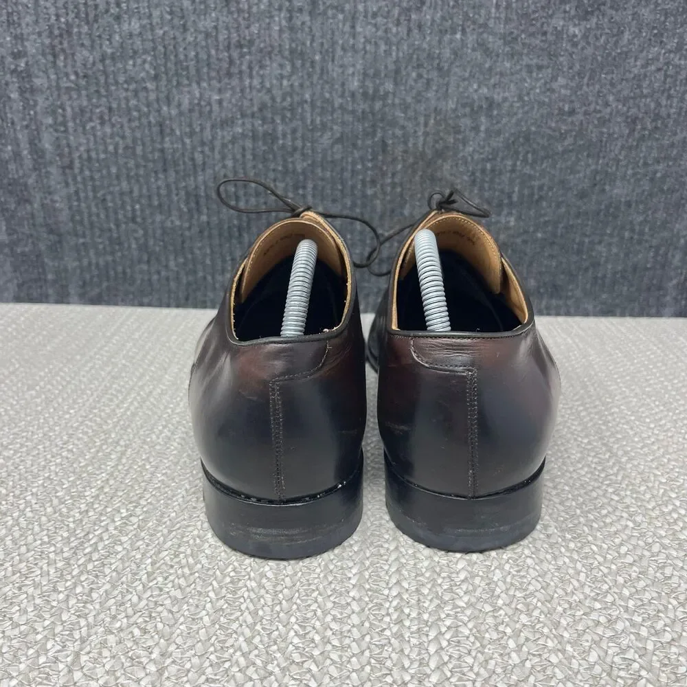 Suitsupply Cap Toe Leather Oxfords Dress Shoes Brown Calf Mens 42.5 US 9.5